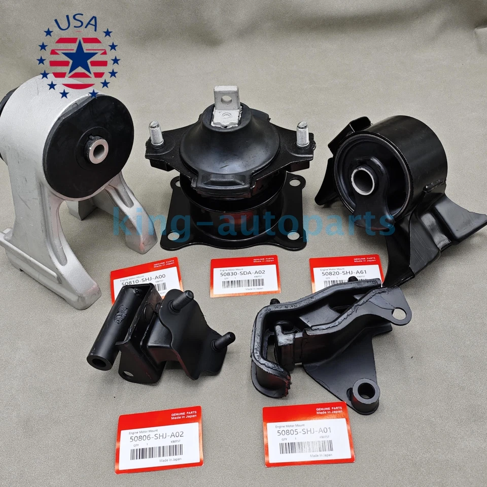 New ! 5×Motor Mounts Auto Transmission Set For 2008-2010 Honda Odyssey 3.5L VTEC Foto 1 de 4
