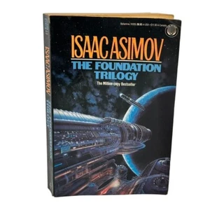 ISAAC ASIMOV The FOUNDATION TRILOGY 1983 Ballantine Science Fiction Paperback - Picture 1 of 6