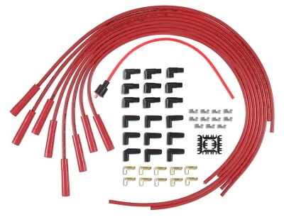 Accel 4040R Super Stock Universal 8mm Spark Plug Wire Set - Red Straight Boots - Image 1 of 4