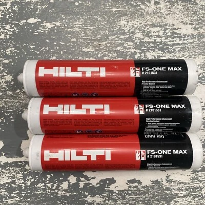 Lot 3 - Hilti FS-ONE MAX 10.1fl oz Firestop Intumescent Sealant - Red (2101531) - Image 1 of 4