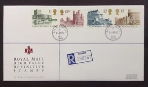 GB QEII 1992 High Value Castles Set on First Day Cover, Windsor Berks CDS - Picture 1 of 2