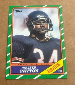 1986 Topps # 11 Walter Payton Topps All Pro Chicago Bears Football - Picture 1 of 2