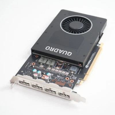 Dell/Nvidia Quadro P2200 5GB GDDR5X PCIe 4xDisplay Port Video Card 2G8WC-Exc - Image 1 of 4