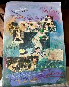 James Hussey Baseball Original Signed Collage -not framed - Picture 1 of 2