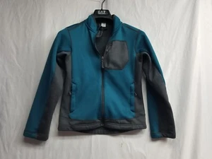 REI Jacket Boys Medium 10/12 Blue Full Zip Outdoor Hiking Pockets Winter - Picture 1 of 12
