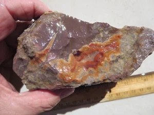 3428 FAMOUS DRY HEAD AGATE ROUGH, CUSTER Co., MONTANA. EX CLOSED OLD ROCK SHOP - Picture 1 of 3