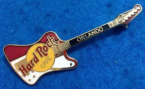 ORLANDO CLASSIC RED & WHITE REVERSE FIREBIRD HRC GUITAR Hard Rock Cafe - Picture 1 of 1