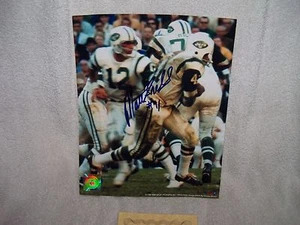 ARCHIVO FOTOGRÁFICO FIRMADO MATT SNELL 8x10 NY JETS AUTÓGRAFO NFL FÚTBOL AMERICANO CERTIFICADO MSD - Imagen 1 de 5