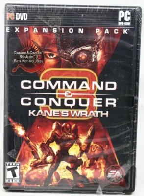 Command & Conquer 3: Kane's Wrath (PC, 2008)  - New Sealed - See desc. - Image 1 of 4