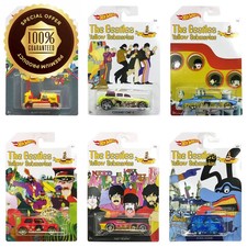 Hot Wheels The Beatles Yellow Submarine Limited Ed Set of 6 Diecast NEW SEALED