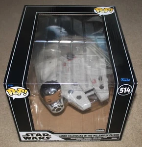 STAR WARS CELEBRATION 2022 EXCLUSIVE FUNKO POP! #514 LANDO MILLENNIUM FALCON MIB - Picture 1 of 7
