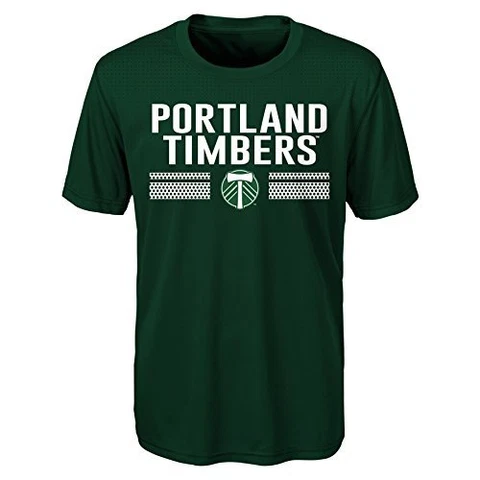 MLS Portland Timbers Boys Performance Short Sleeve Tee, Size 8/Small, Ponderosa Cover