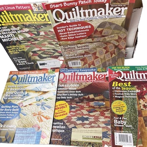 Quiltmaker Magazine Lot of 5 2008 Step by Step Patterns Star Studded - Picture 1 of 12