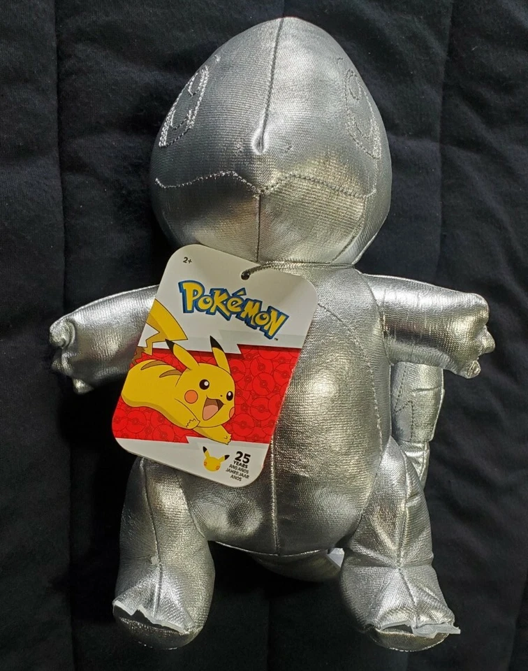 Jazwares 25th Anniversary Charmander Silver Select 8 Inch Plush