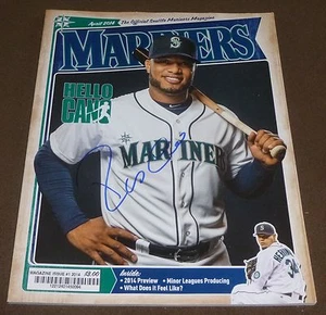 ROBINSON CANO SIGNIERTES SEATTLE MARINERS MAGAZIN mit PROOF! April 2014 - Bild 1 von 1