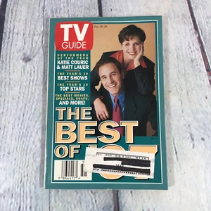 Vintage 1997 December 20-26 TV Guide - Katie Couric and Matt Lauer on Cover - Picture 1 of 2