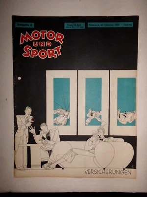 ORIG. Motor & Sport PÖSSNECK 1935-42 MERCEDES BENZ 500K CON 98CCM POR INGLATERRA Foto 1 de 4