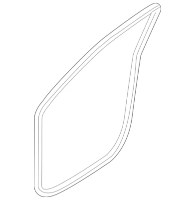 Restripa de clima para puerta delantera izquierda Hyundai Santa Fe original 2010-2012 82110-0W002-CA Foto 1 de 4