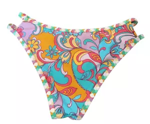 New Cupshe Multicolored Bikini Bottom NWT Women’s Size Small - Picture 1 of 5