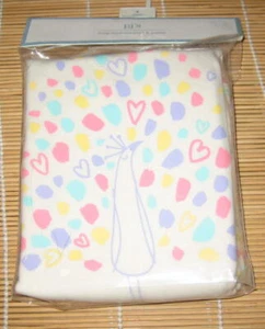 Baby Gap langärmeliger Pyjama Pfau feder aus Herzen gestreifter Unterteil Mädchen 5T - Bild 1 von 2