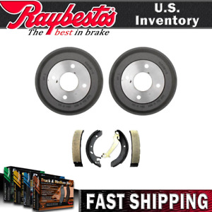 For Ford Contour 1996 1995 Rear Kit Brake Drums & Brake Shoes - Raybestos