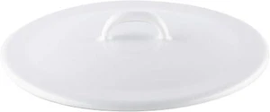 Riess Deckel für Nachttopf 22 cm weiß Durchmesser 23 Höhe 4.2 cm Emaille - Bild 1 von 3