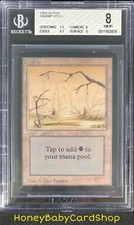 MTG Limited Edition Alpha 1993 Swamp (B) BGS 8.0 NM/MT Old School 93/94