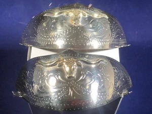 New Western Cowboy Boot Tip Rand Rounded Toe Silver With Gold Longhorn - Pair - Picture 1 of 5