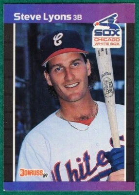 Steve Lyons - 1989 Donruss #253 - Chicago White Sox Baseball Card - Image 1 of 2
