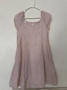 Abercrombie kids Dress Size 15/16 Flowers Girl School Pink - Picture 1 of 12