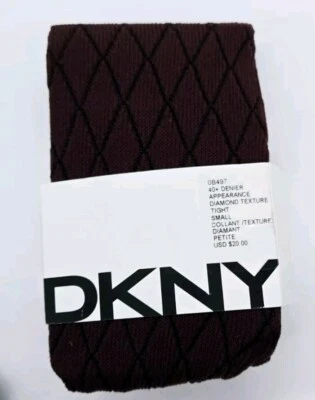 Medias DKNY textura diamante OB497 ladrillo refractario pequeñas Foto 1 de 4