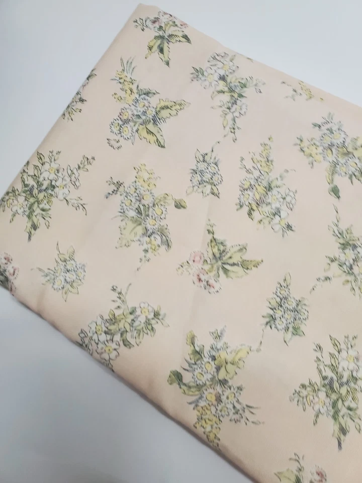 Anna Griffin Fabric The Petite L' Enfante Rosebud Cotton Sew Quilt OOP HALF YARD - Image 1 of 1