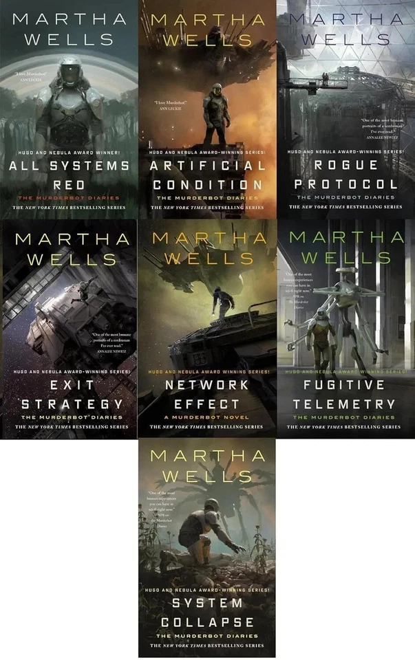 The Murderbot Diaries Collection 7 book set All Systems Red,Artificial Condition - Image 1 of 1