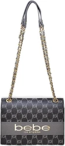 bebe Serena Monogram Schultertasche Neu - Bild 1 von 2