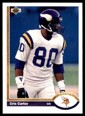 1991 Upper Deck - Cris Carter #56 - Image 1 of 2
