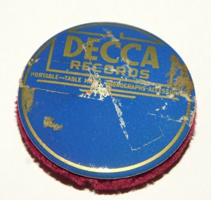 Limpiador de plumero con cepillo DECCA Records de colección - Imagen 1 de 3