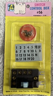 Vintage Atlas HO Scale Switch Control Box #56- Made in USA- New - Image 1 of 2