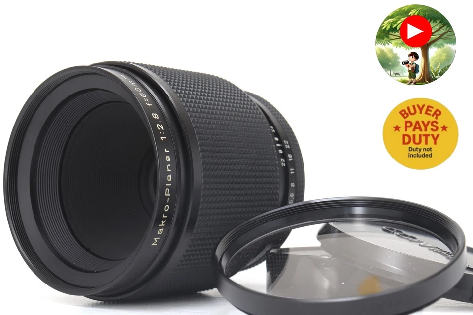 [Near MINT] Contax Carl Zeiss Makro-Planar T* 60mm f/2.8 AEJ Lens C/Y From JAPAN - Image 1 of 4