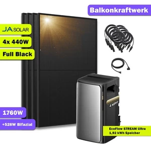 EcoFlow STREAM Ultra 1920Wh 1760W Balkonkraftwerk Komplettset Speicher Set - Bild 1 von 3