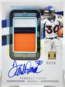 📈 PARCHE TERRELL DAVIS 3CLR AUTOMÁTICO/10 📈 2021 FIRMAS EXTRAVAGANTES IMPECABLES - Imagen 1 de 2