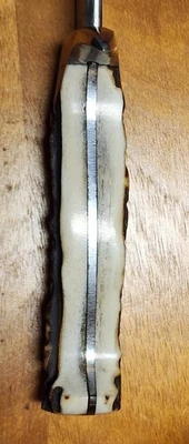 Cuchillo Hoja Bolo Ciervo Alemán Carl Schlieper Años 60 Solingen 🇩🇪 Caja Original Foto 1 de 4