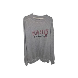Vintage Ohio State Buckeyes Sweatshirt, logo7 XL gray retro sports - Picture 1 of 6