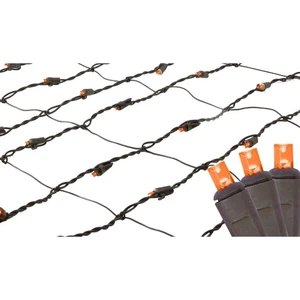 Northlight 2' x 8' Orange LED Tree Trunk Wrap Christmas Lights - Brown Wire - Picture 1 of 3