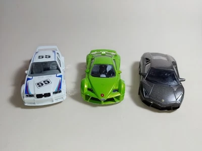 Lotto 3 Modellini BMW M3 Giugiaro Prima Lamborghini Reventon 1/43 Burago Mondomo - Immagine 1 di 4