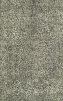 2x8 Dalyn Black Solid Monochrome Mottled Wool Runner CS5 - Aprx 2' 3" x 7' 6" - Image 1 of 2