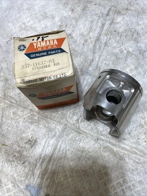 Nuevo de Lote Antiguo Yamaha 74-77 YZ125 Pistón .75 Sobre 537-11637-02-00 #Bin G Foto 1 de 3