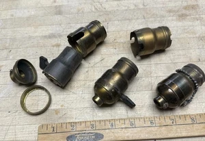 3 Antique  Light Sockets  GE 1915 Federal 1909 - Picture 1 of 9