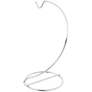 Plymor Simple Silver Ornament Stand, 6" H x 2.625" W x 2.625" D - Picture 1 of 5