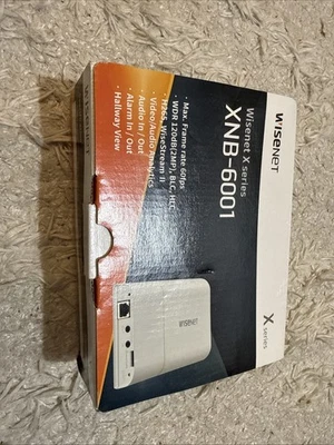 SEALED NEW HANWHA WISENET X SERIES XNB-6001 XNB-H6240A NETWORK CAMERA - Image 1 of 4