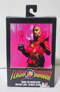 NECA Flash Gordon Ming the Merciless (Military Suit) Ultimate Action Figure LOOK - Picture 1 of 9